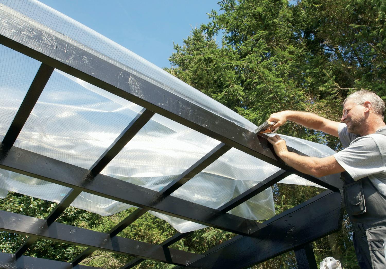 Termotaket holder tørt